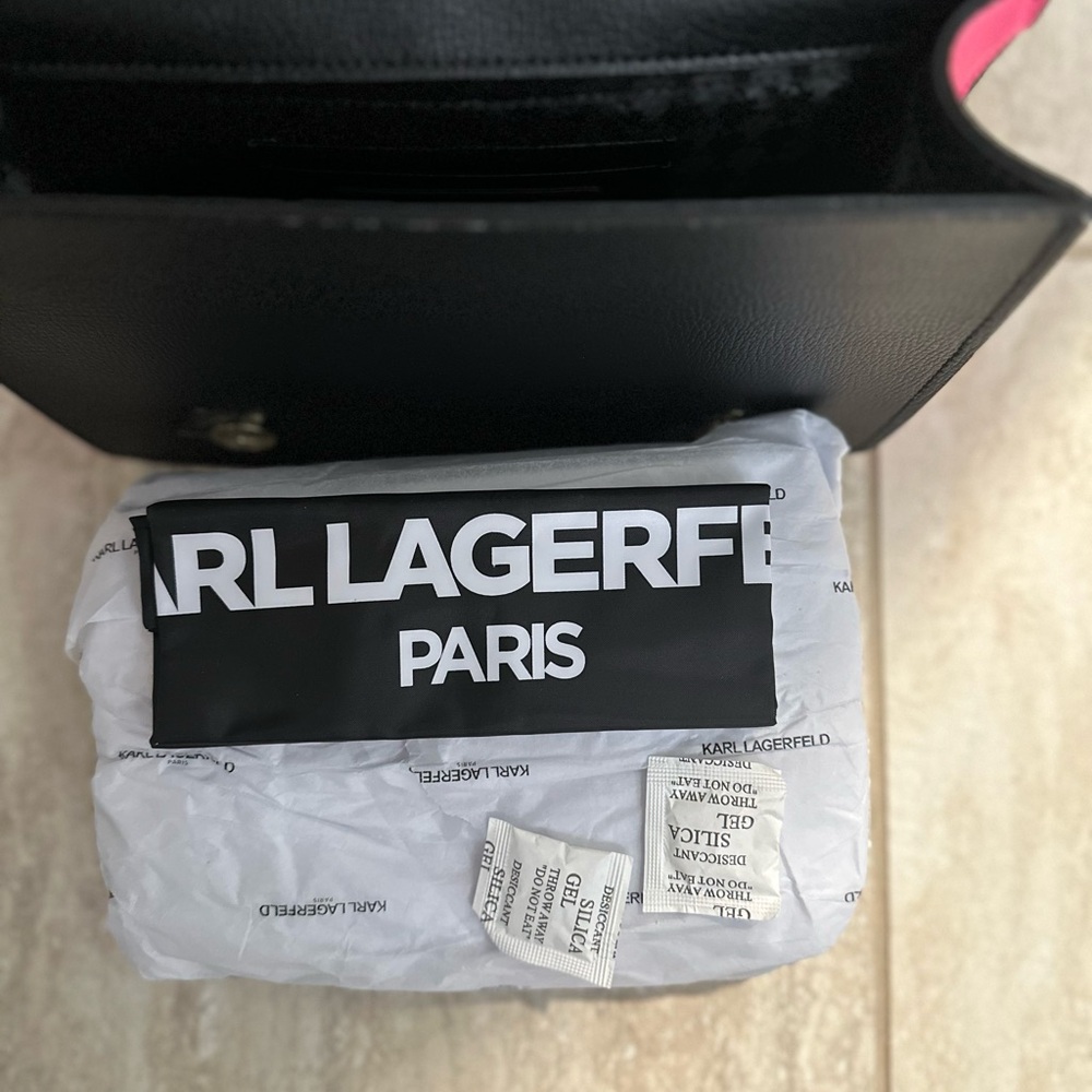 Karl Lagerfeld Black Bag with Colorful Studs - Picture 7 of 7
